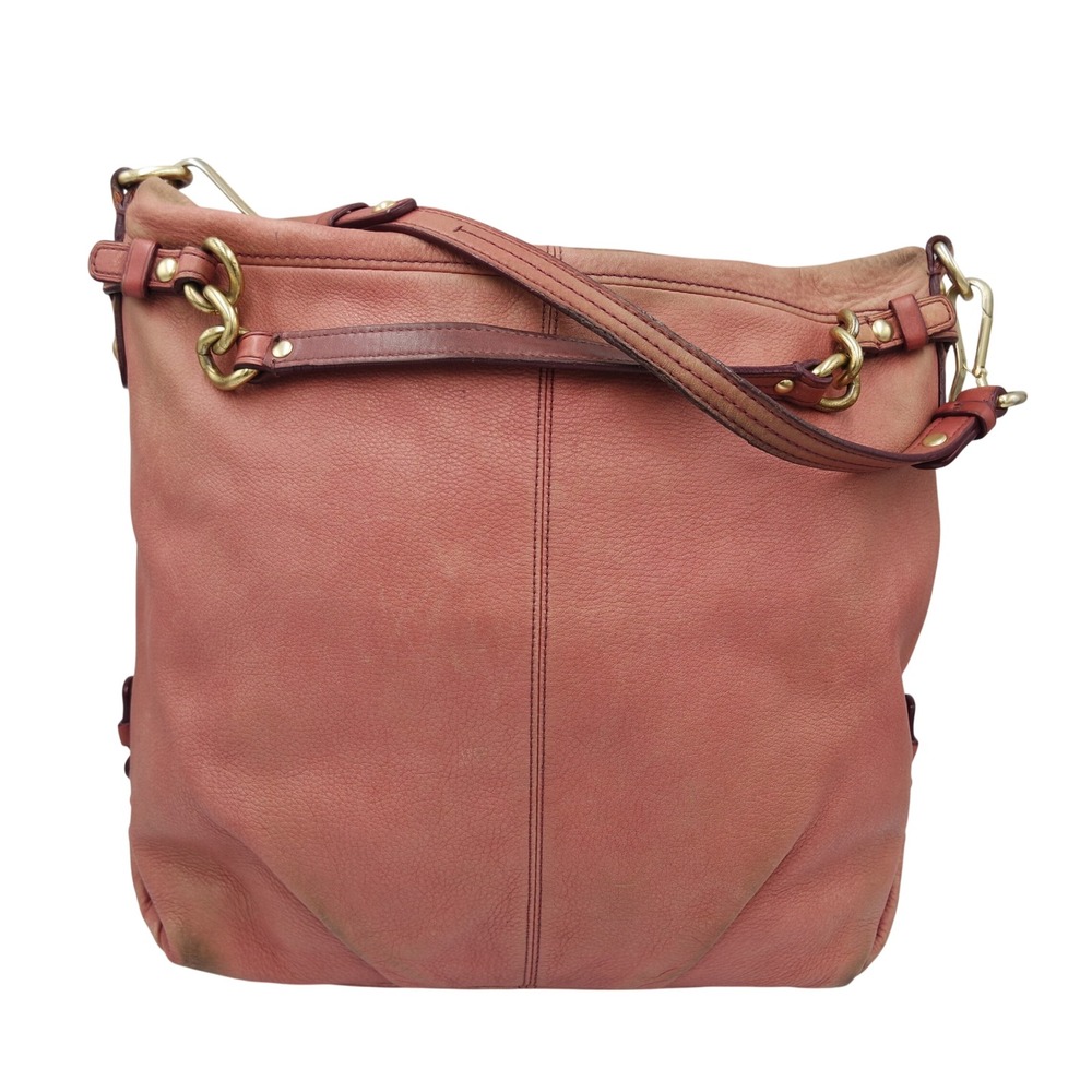 Coach Brooke Hobo Rose Pink Pebbled Leather Shoulder Bag G0993-14141 Boho Y2K